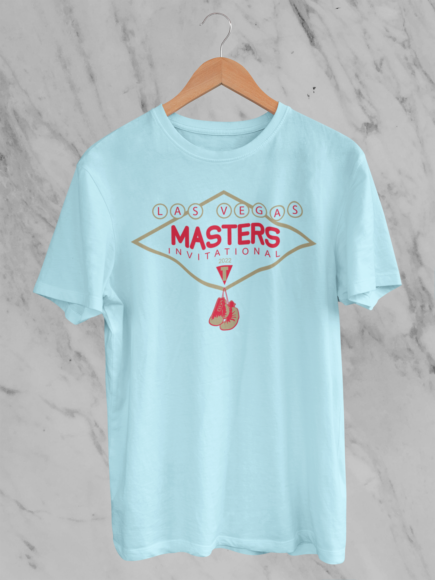 2022 Las Vegas Masters Invitational T-Shirt Blue Mist