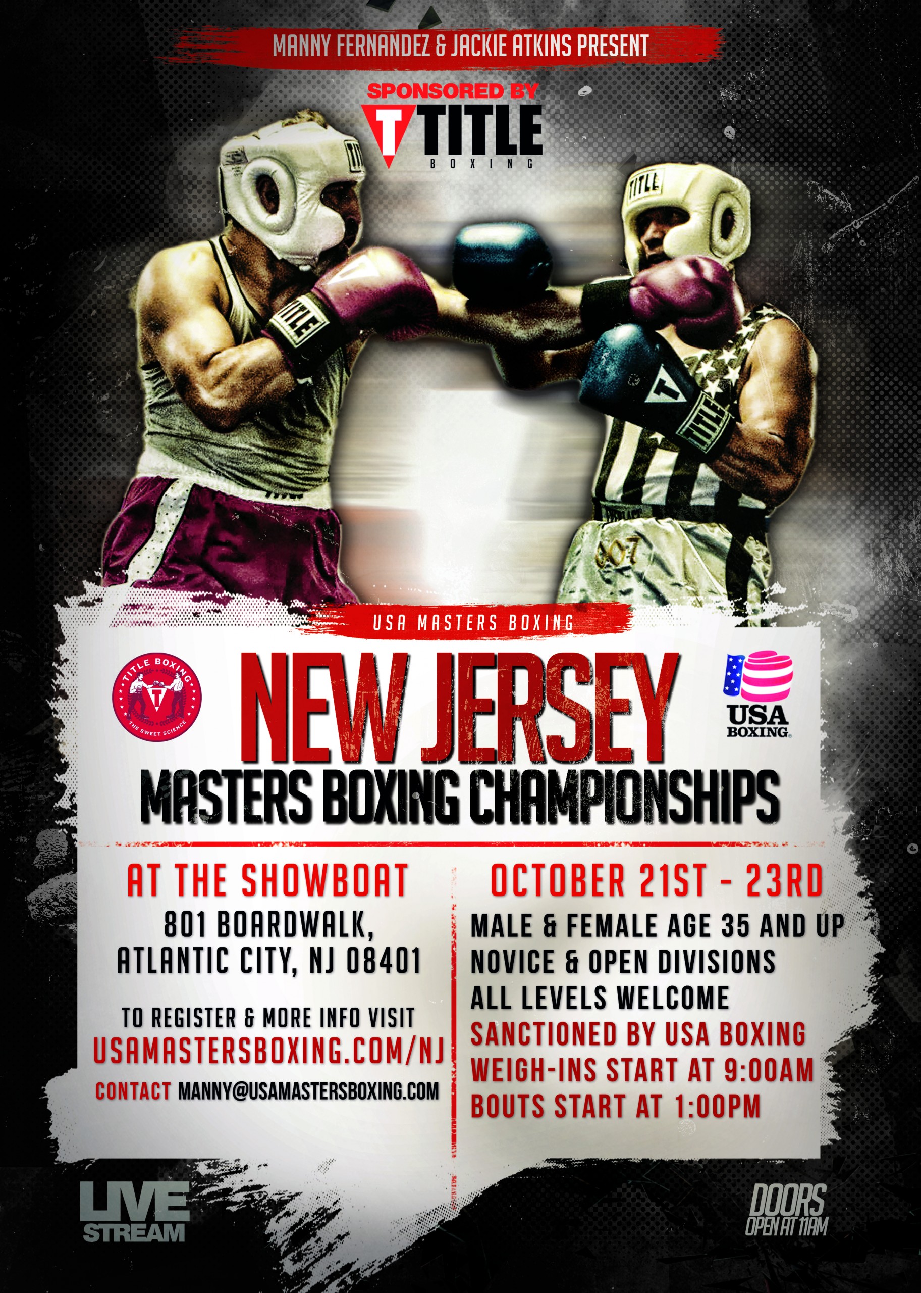 New Jersey Masters Boxing Championships USA Masters Boxing