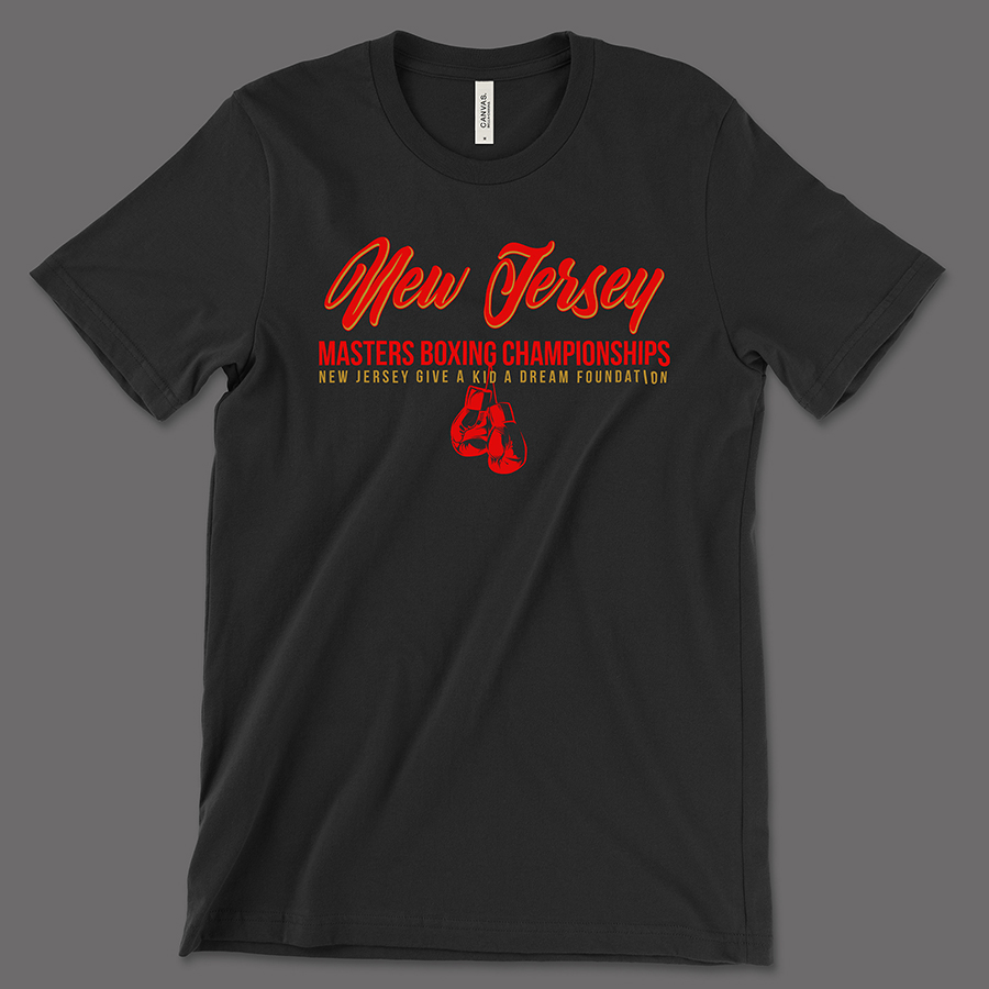 Black New Jersey T-shirt
