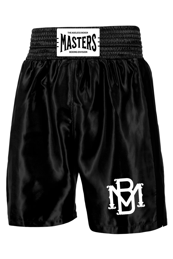 Black Masters Boxing Trunks
